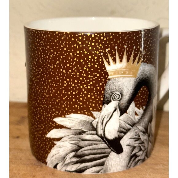 Seletti Mug With Crowned Flamingo Design - 11 Oz - Picture 2 of 5